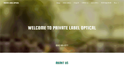 Desktop Screenshot of privatelabeloptical.com